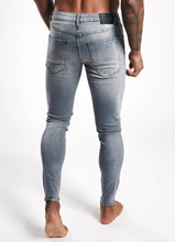 Load image into Gallery viewer, GK Skinny Denim Jean Rip And Repair - Light Wash Blue