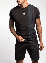 Load image into Gallery viewer, Gym King Printed Stripe Short - Black