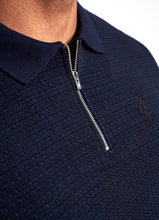 Load image into Gallery viewer, GK Victor Zip Polo - Navy