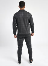 Load image into Gallery viewer, GK Kingston Check Full Zip Sweat - Charcoal Marl