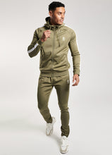 Load image into Gallery viewer, Gym King Basis Poly Tracksuit Top - Light Khaki
