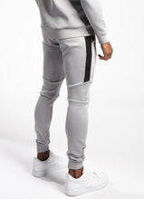 Load image into Gallery viewer, Gym King Core Plus Poly Tracksuit Bottoms - Grey Marl/Charcoal Marl
