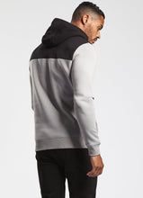 Load image into Gallery viewer, Gym King Jasper Overhead Hoodie - Black/Silver Grey
