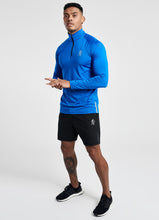 Load image into Gallery viewer, Gym King Sport Race 1/4 Zip Funnel Neck - Blue
