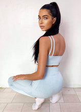 Load image into Gallery viewer, Gym King Sports Seamless Fitness Bra - Mint Marl
