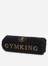 Load image into Gallery viewer, Gym King Gym Towel - Black/Gold
